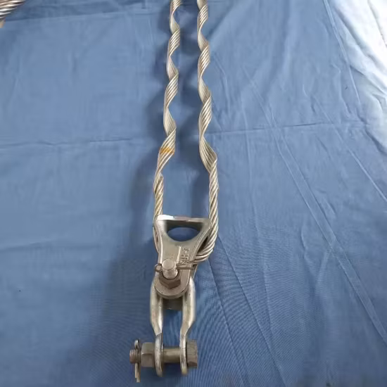 Pinces de tension de fil préformées, pinces de tension à extrémité morte préformées pour câble à Fiber optique